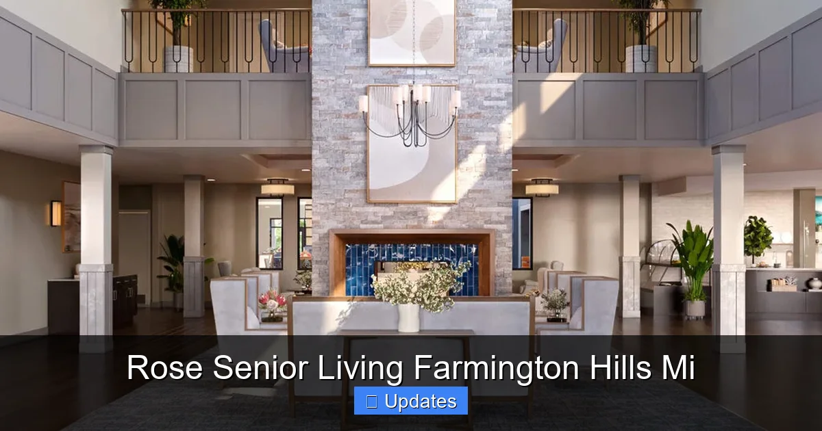 Rose Senior Living Farmington Hills Mi