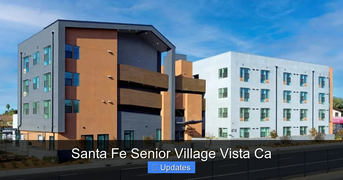 Santa Fe Senior Village Vista Ca