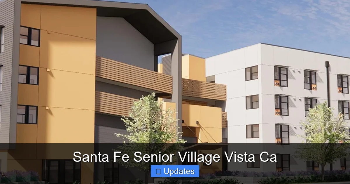 Santa Fe Senior Village Vista Ca
