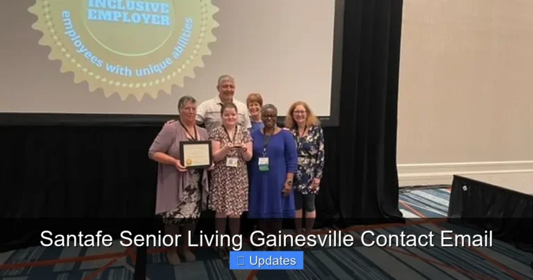 Santafe Senior Living Gainesville Contact Email