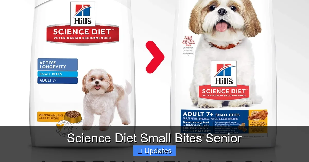 Science Diet Small Bites Senior