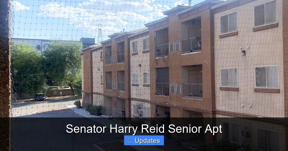 Senator Harry Reid Senior Apt