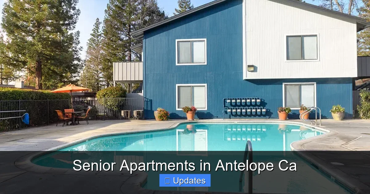 Senior Apartments in Antelope Ca