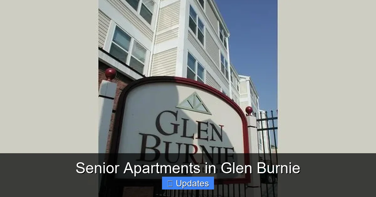 Senior Apartments in Glen Burnie