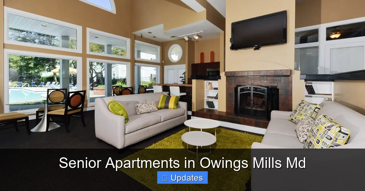 Senior Apartments in Owings Mills Md