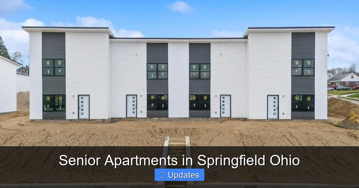 Senior Apartments in Springfield Ohio