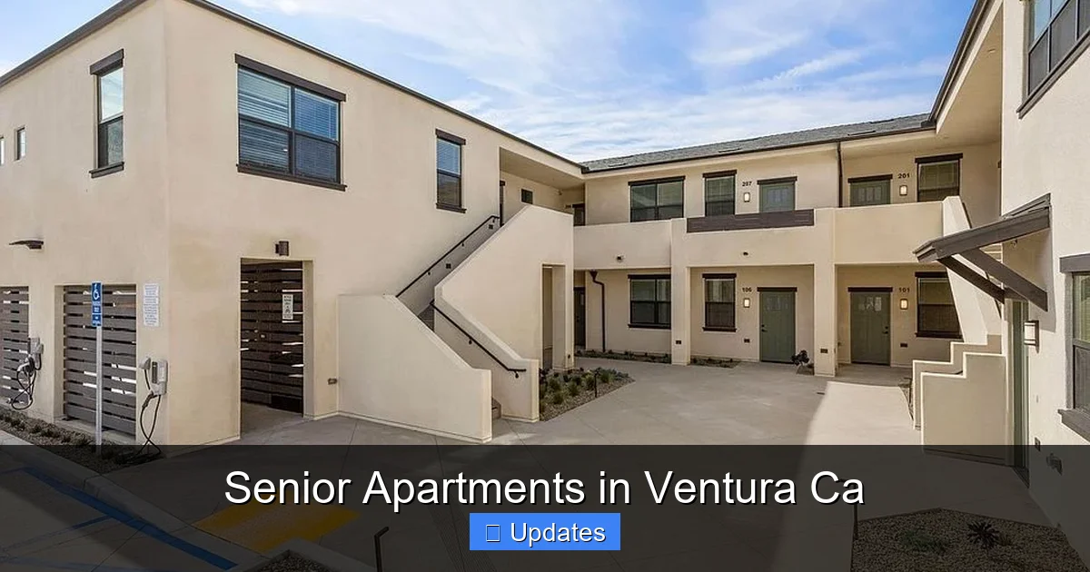 Senior Apartments in Ventura Ca