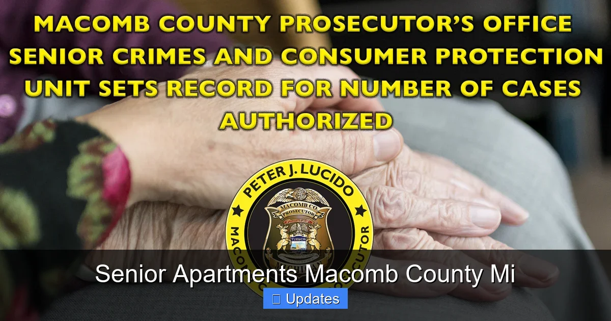 Senior Apartments Macomb County Mi