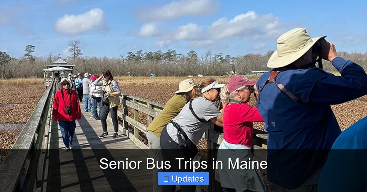 Senior Bus Trips in Maine
