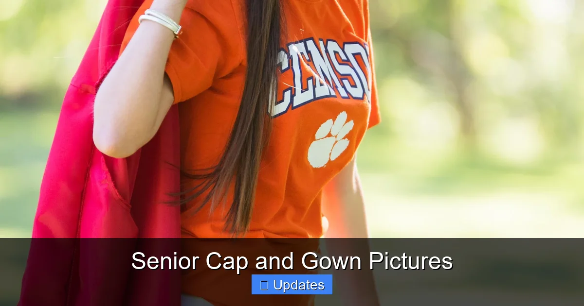 Senior Cap and Gown Pictures