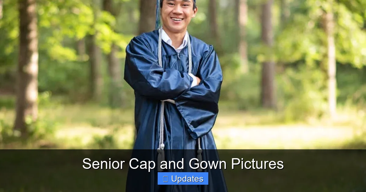 Senior Cap and Gown Pictures