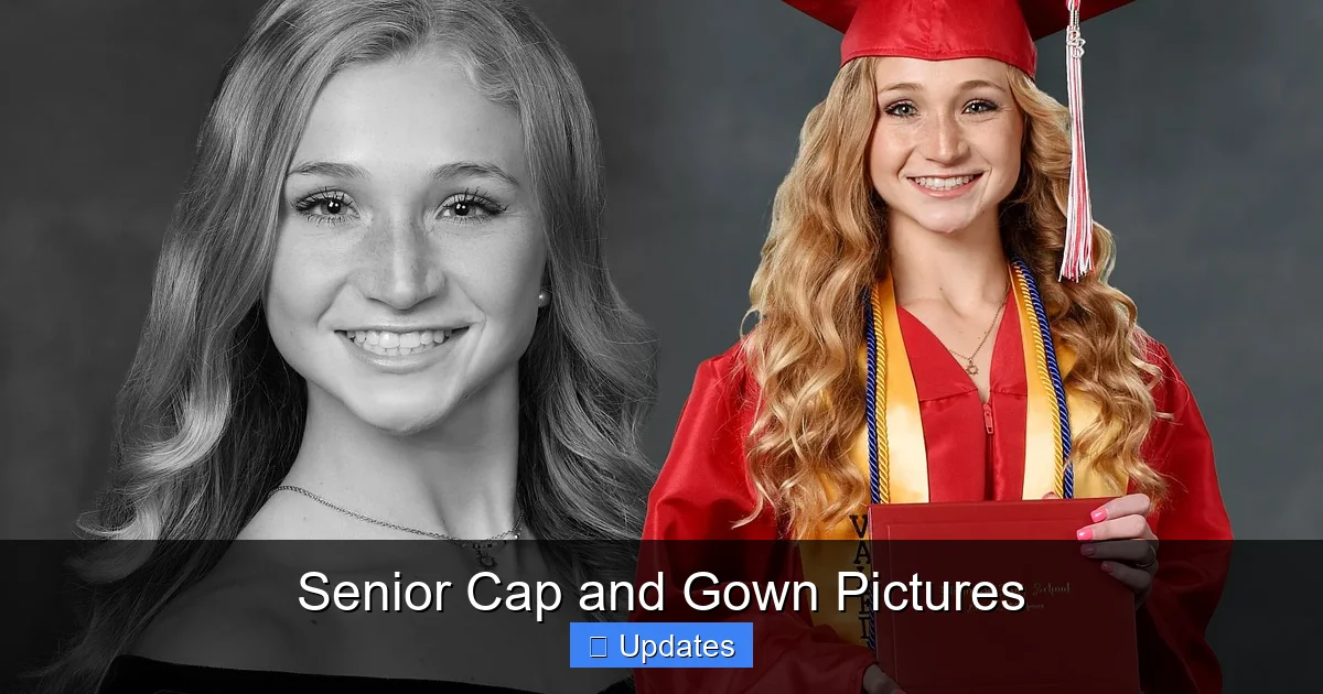 Senior Cap and Gown Pictures