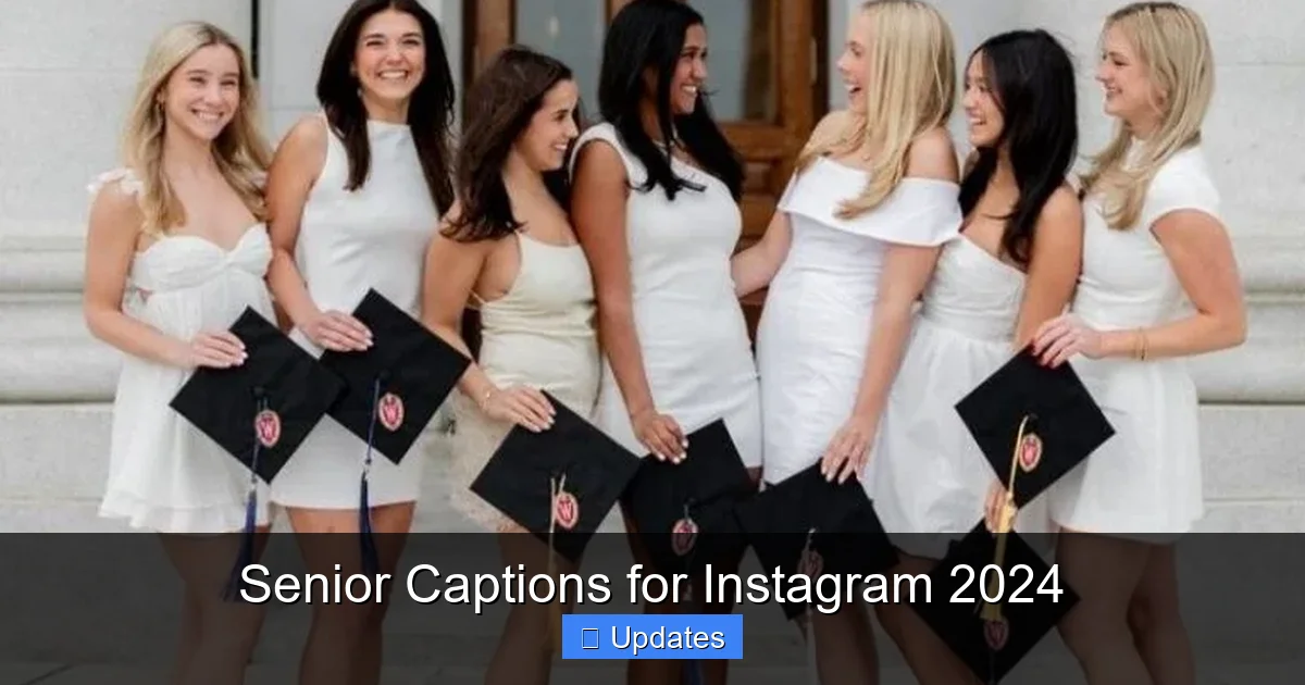 Senior Captions for Instagram 2024