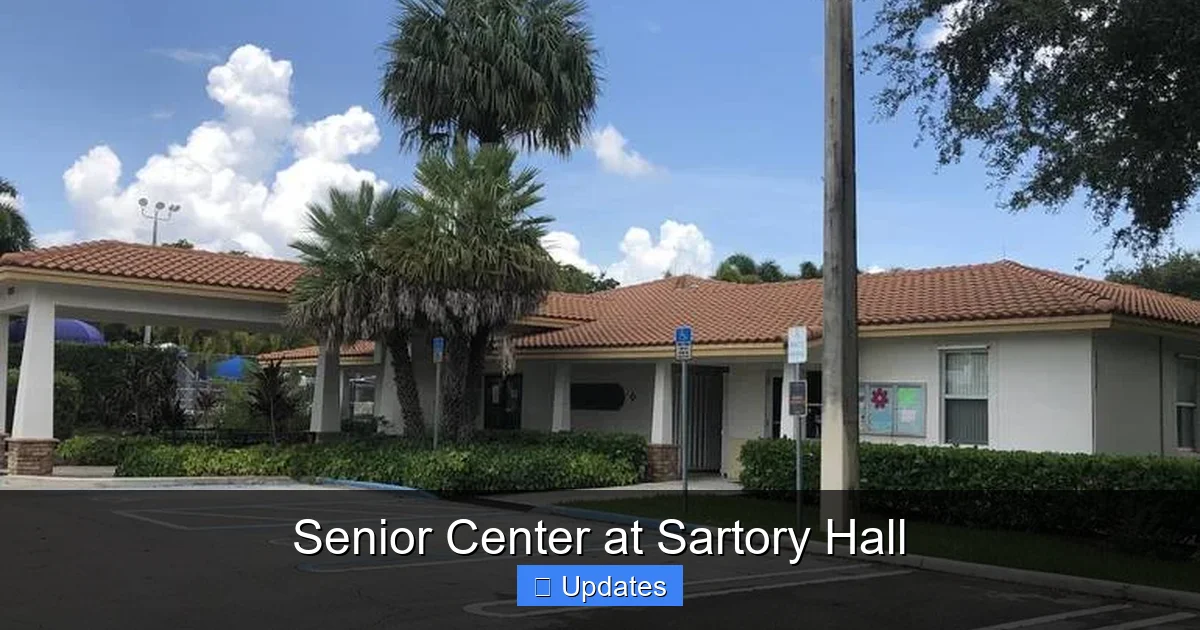 Senior Center at Sartory Hall