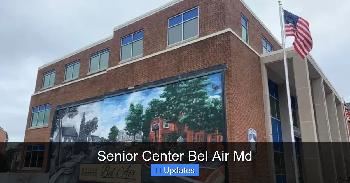 Senior Center Bel Air Md