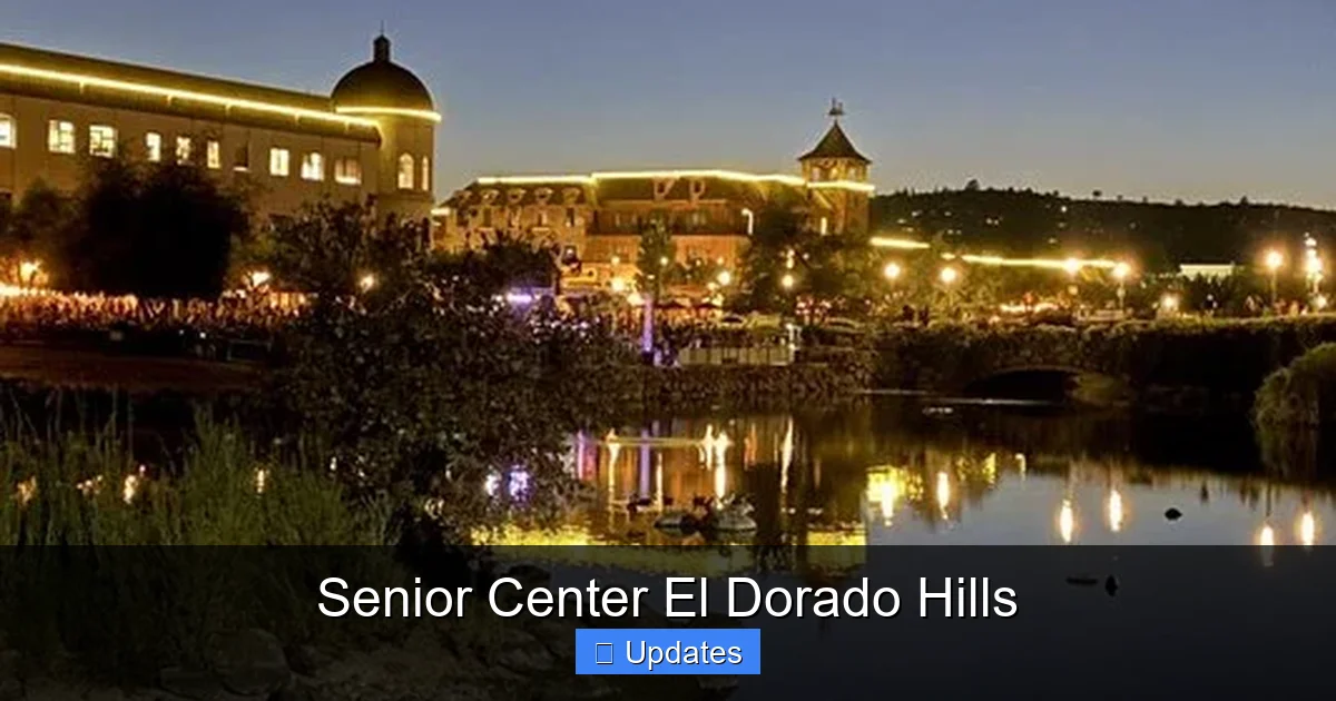 Senior Center El Dorado Hills