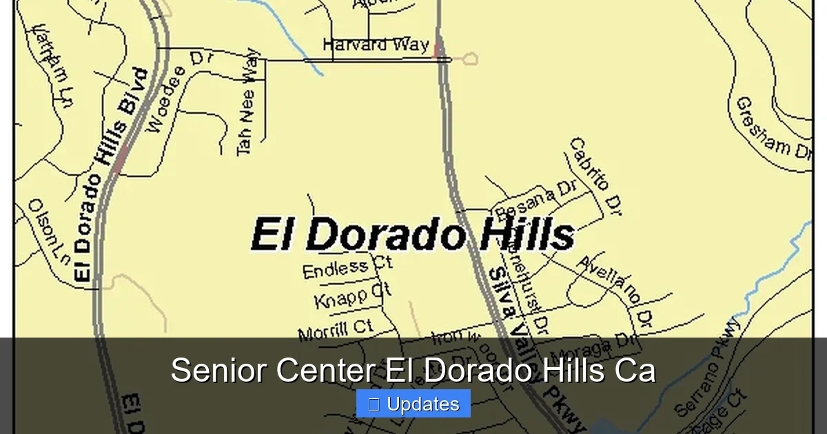 Senior Center El Dorado Hills Ca