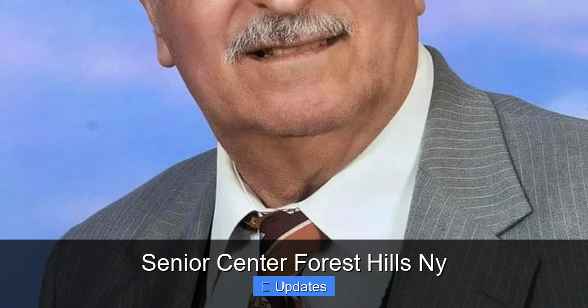 Senior Center Forest Hills Ny