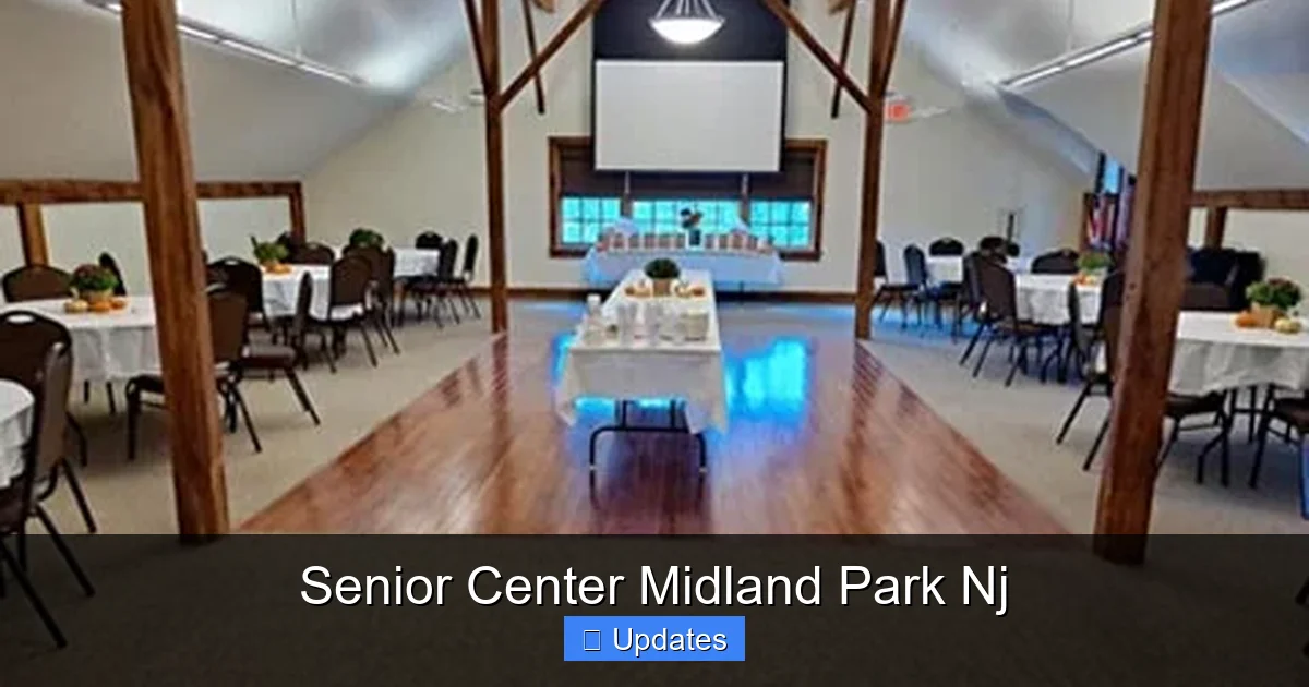 Senior Center Midland Park Nj
