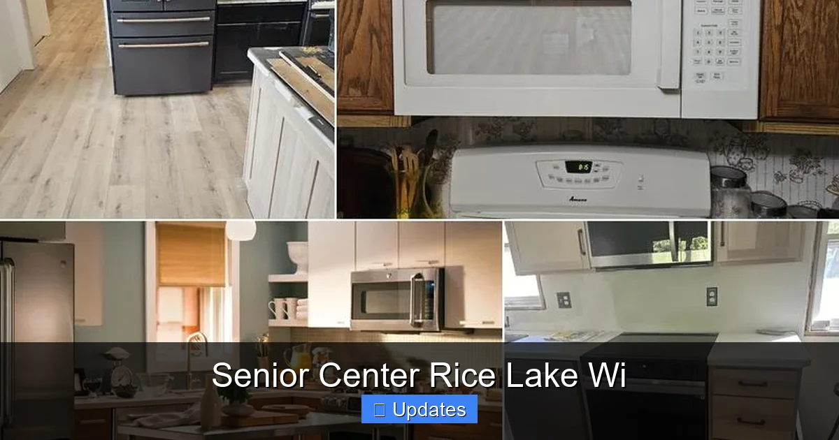 Senior Center Rice Lake Wi