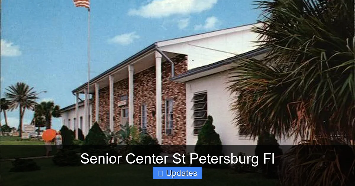 Senior Center St Petersburg Fl