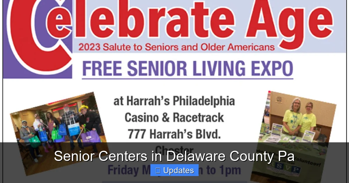 Senior Centers in Delaware County Pa