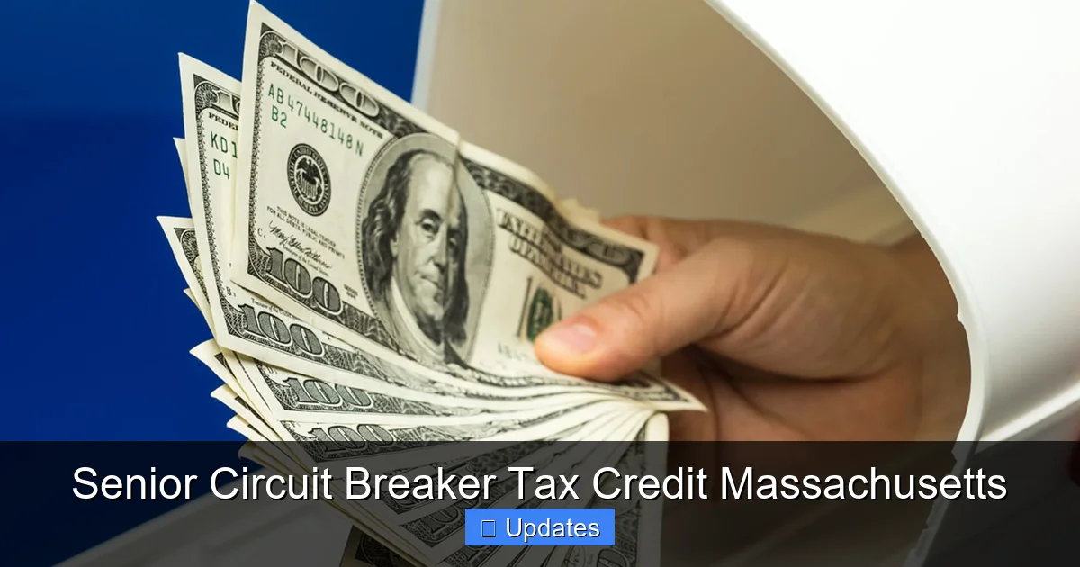 Senior Circuit Breaker Tax Credit Massachusetts