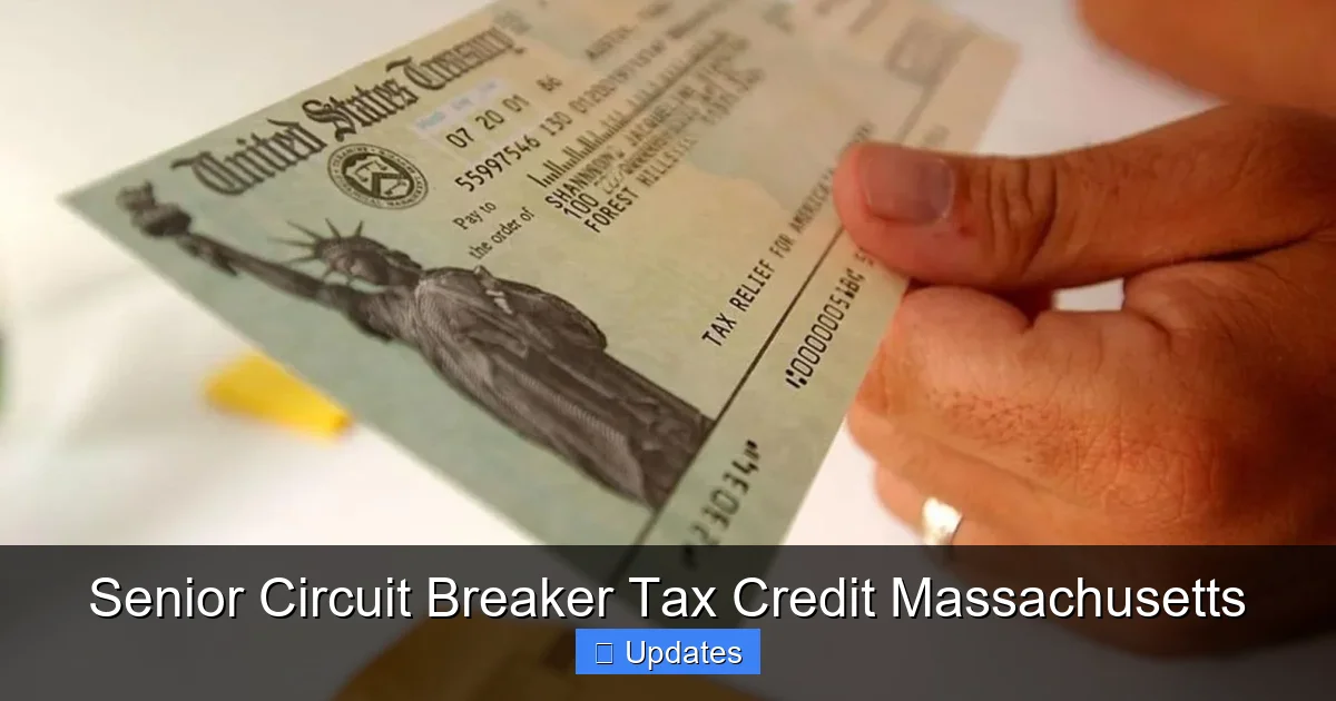 Senior Circuit Breaker Tax Credit Massachusetts