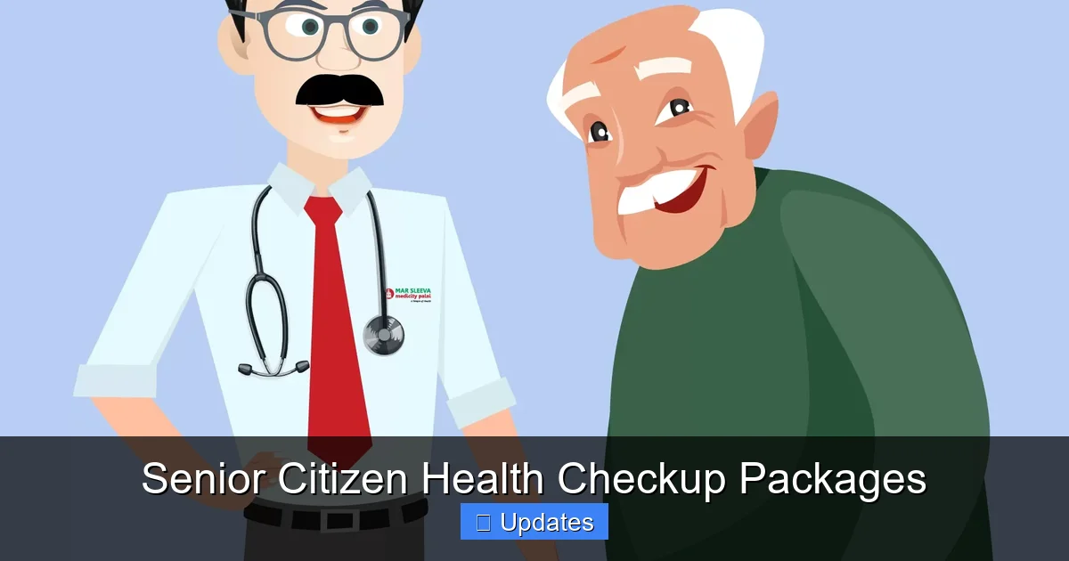 Senior Citizen Health Checkup Packages