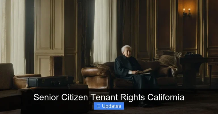 Senior Citizen Tenant Rights California
