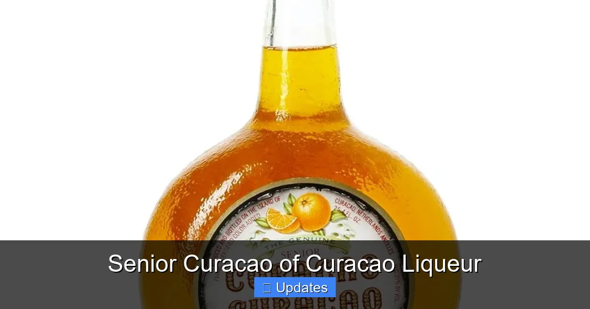 Senior Curacao of Curacao Liqueur
