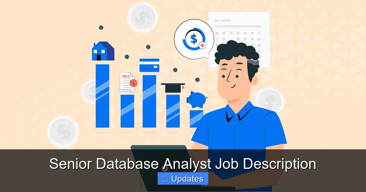 Senior Database Analyst Job Description - SeniorsProTalk