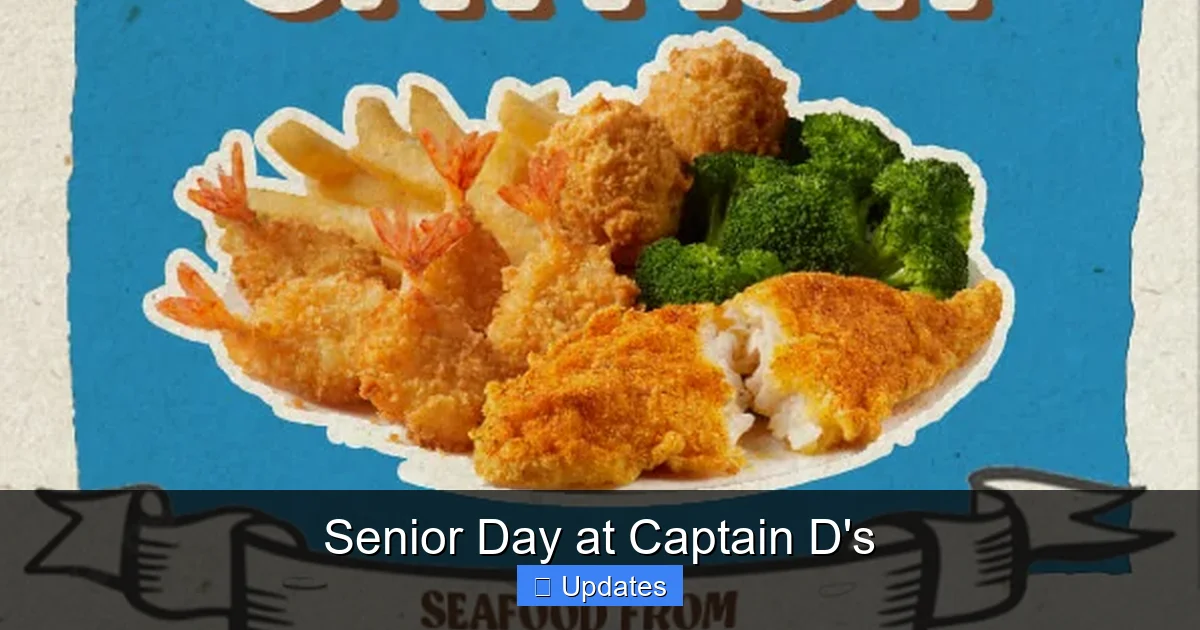 Senior Day at Captain D's