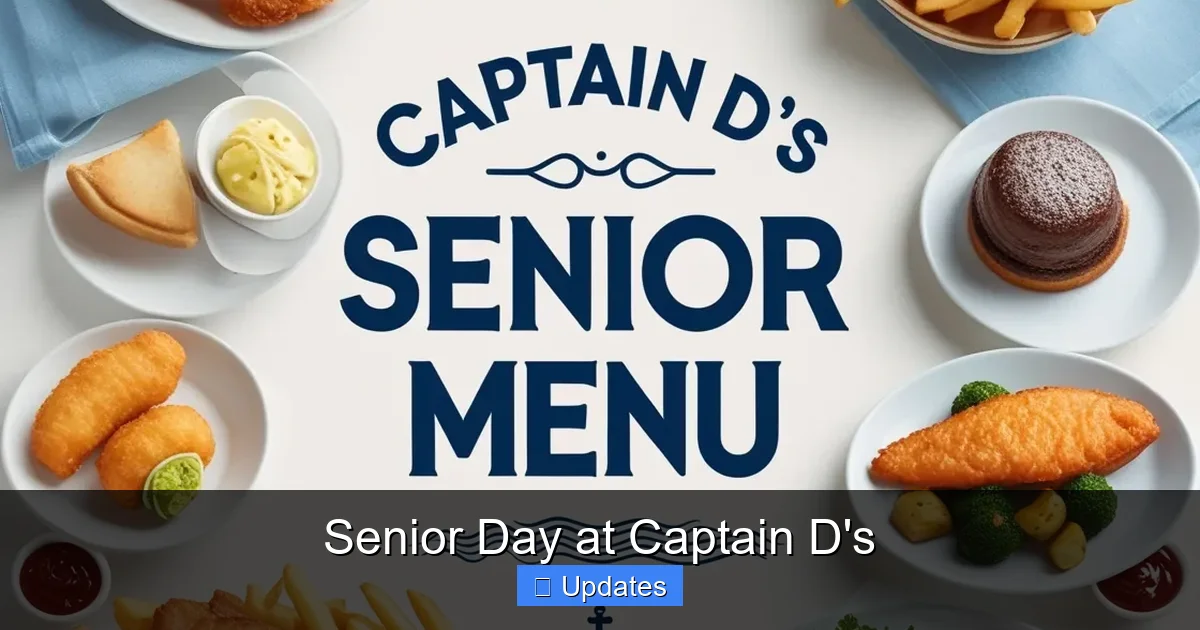Senior Day at Captain D's