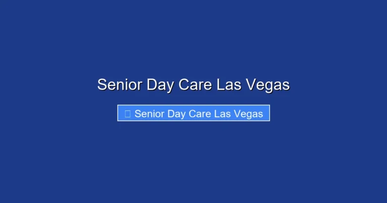 Senior Day Care Las Vegas