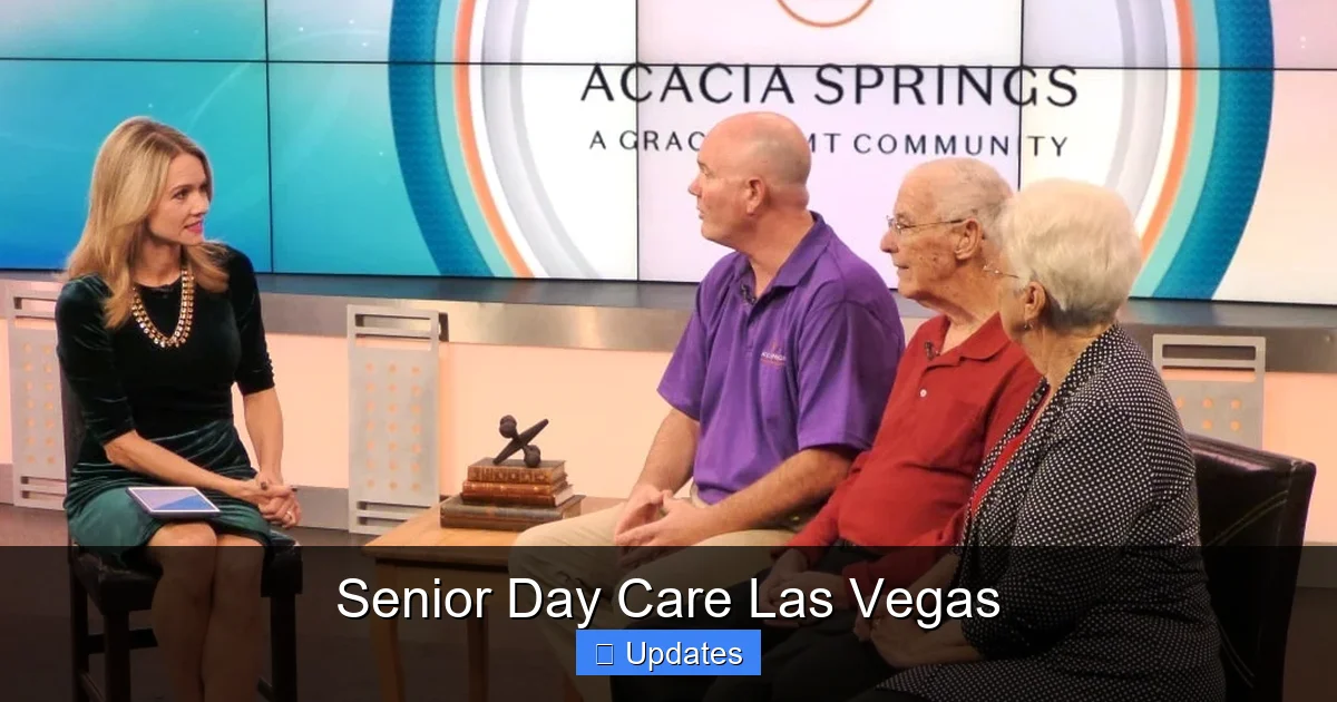 Senior Day Care Las Vegas