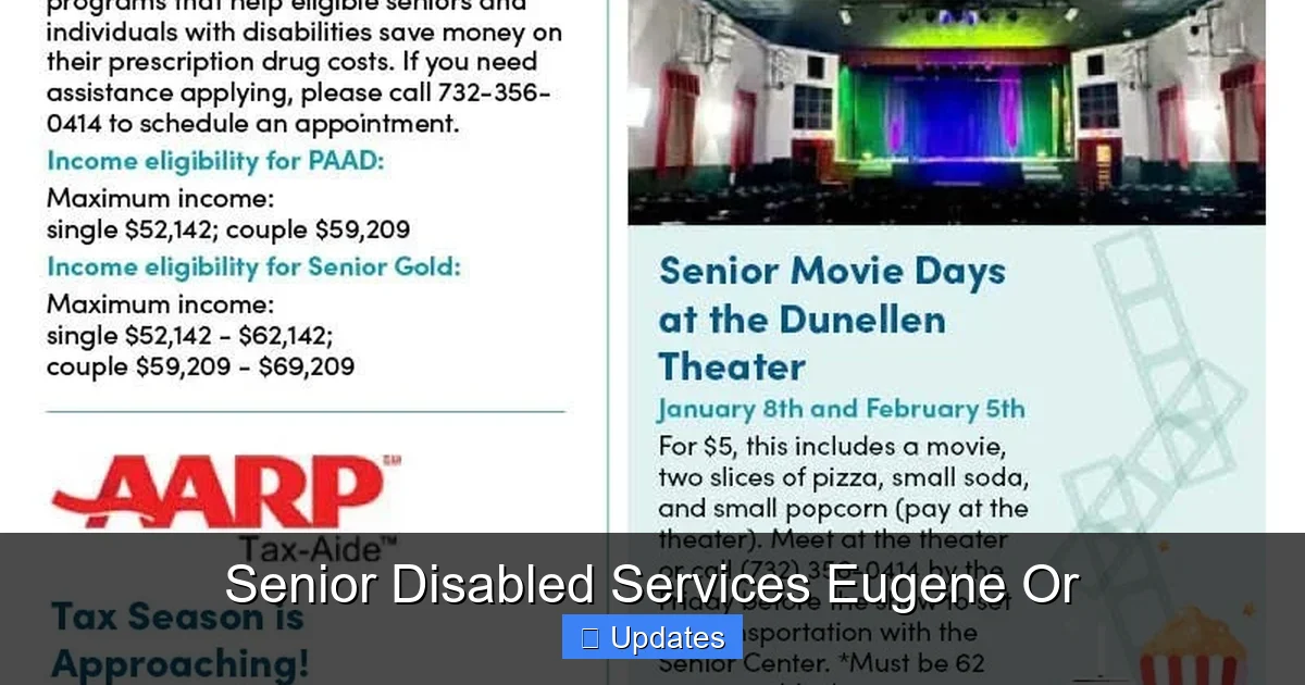 Senior Disabled Services Eugene Or