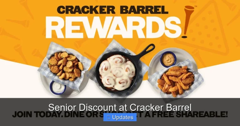 Senior Discount at Cracker Barrel
