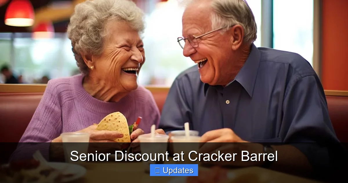 Senior Discount at Cracker Barrel
