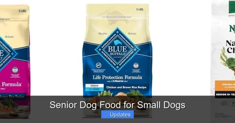 Senior Dog Food for Small Dogs