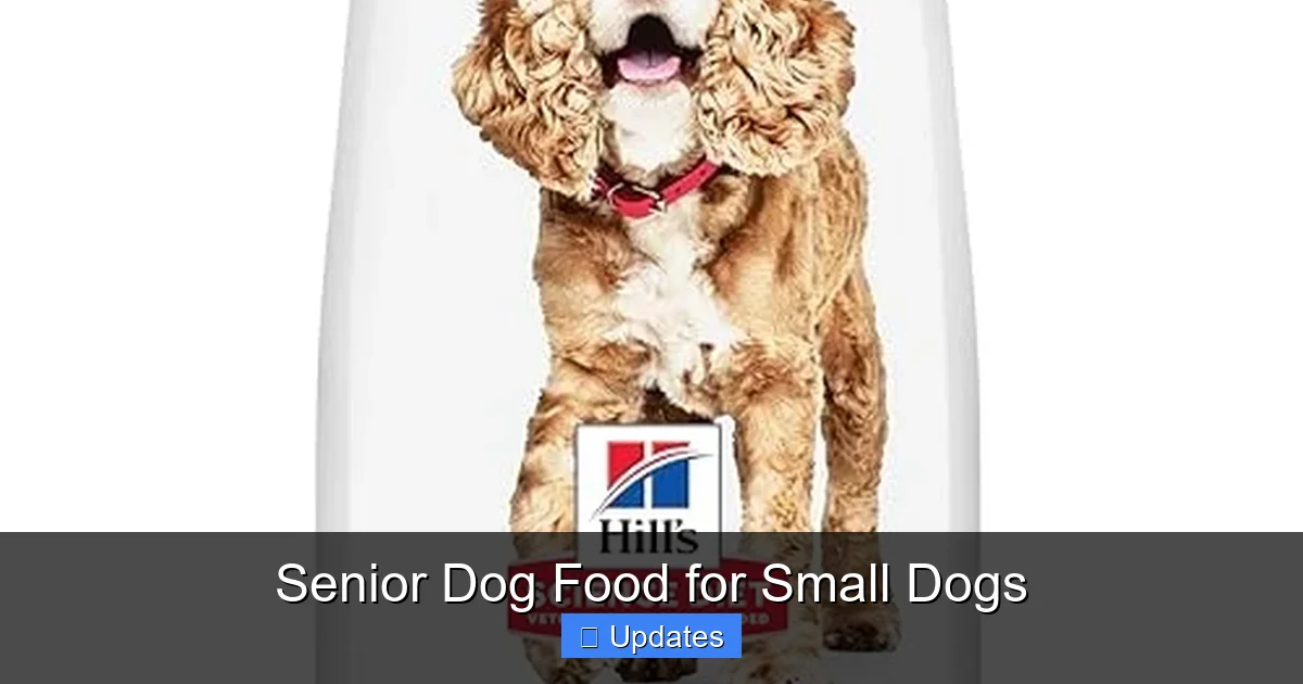 Senior Dog Food for Small Dogs