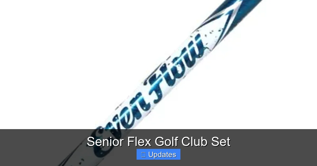 Senior Flex Golf Club Set