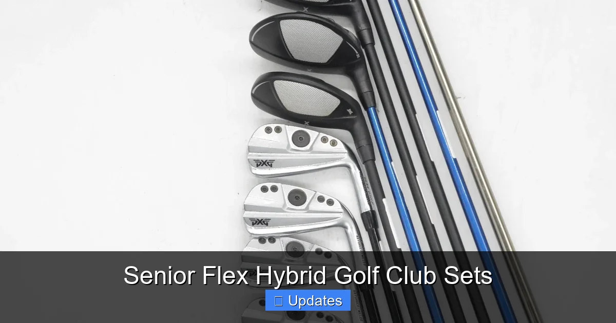 Senior Flex Hybrid Golf Club Sets