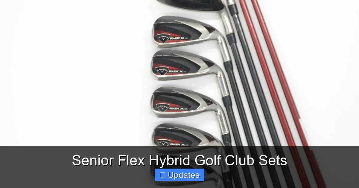 Senior Flex Hybrid Golf Club Sets