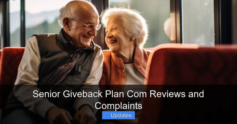 Senior Giveback Plan Com Reviews and Complaints