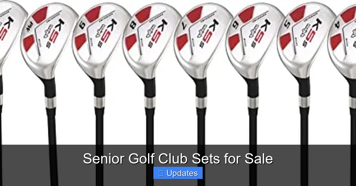 Senior Golf Club Sets for Sale