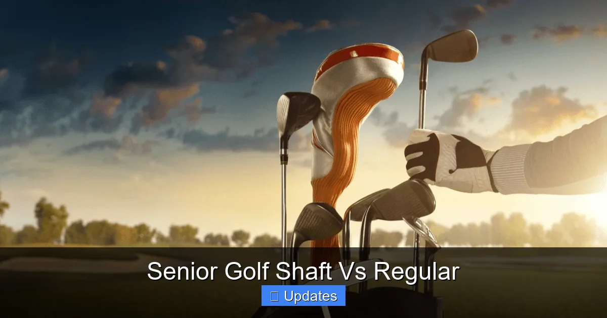 Senior Golf Shaft Vs Regular