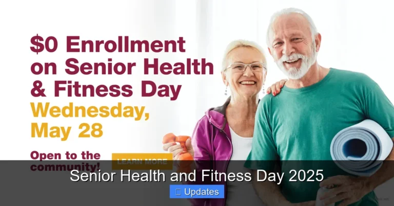 Senior Health and Fitness Day 2025