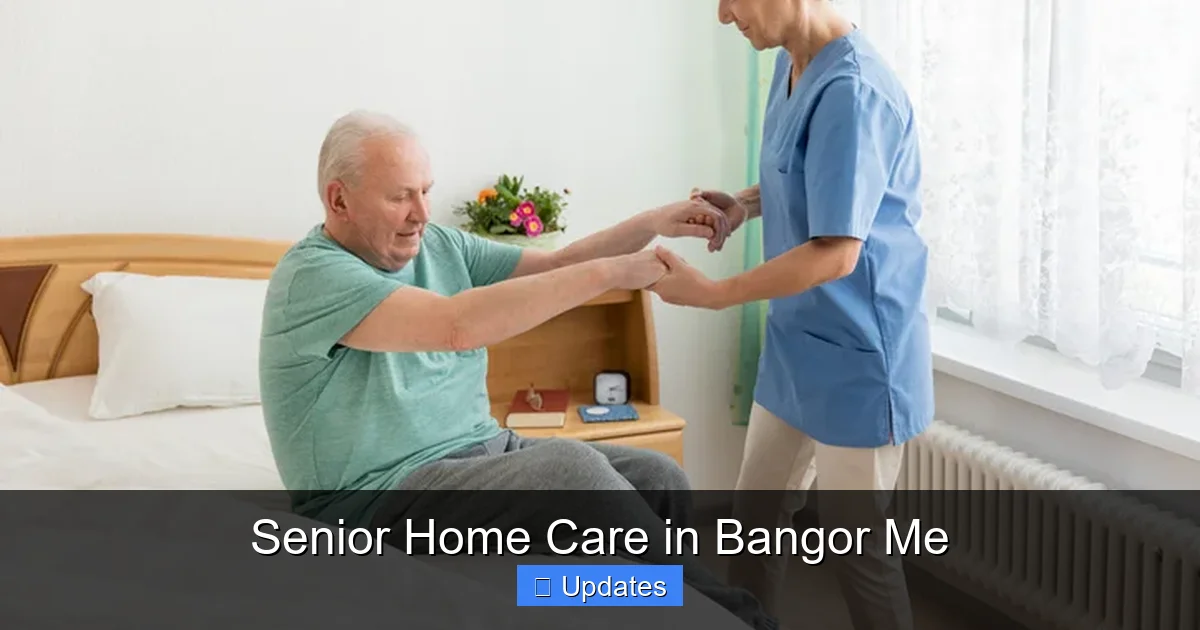 Senior Home Care in Bangor Me