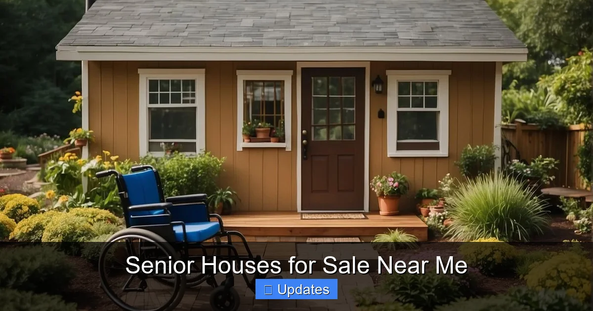 Senior Houses for Sale Near Me